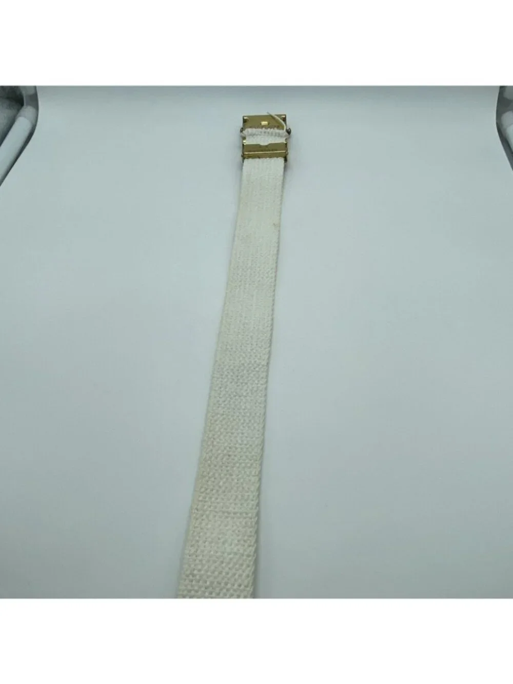 Vanguard NY White Slip Thru Adjustable Belt Men’s Size M